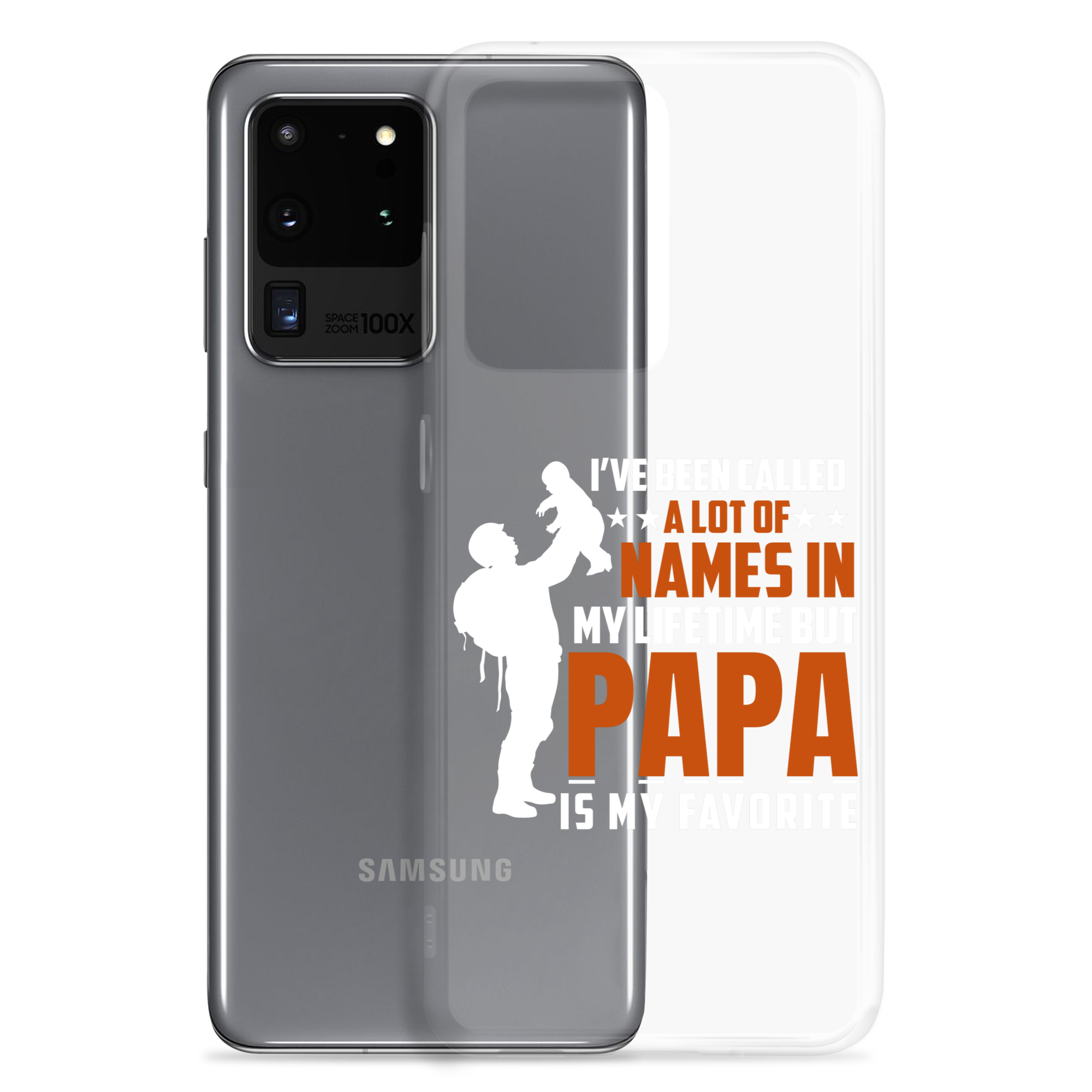 I've Been Called A Lot Of Names In My Lifetime But Papa Is My Favorite Clear Case for Samsung®