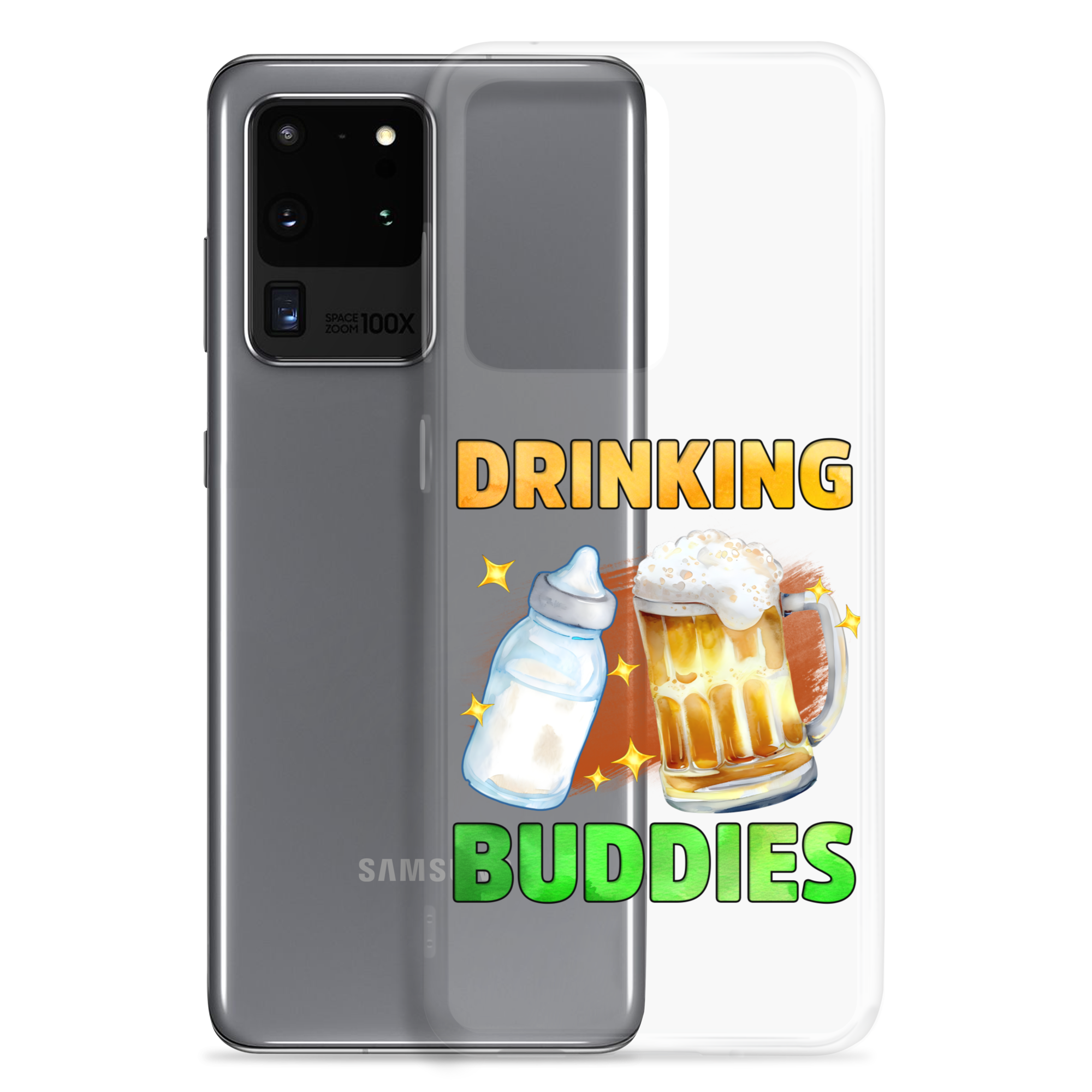 Drinking Buddies Clear Case for Samsung®