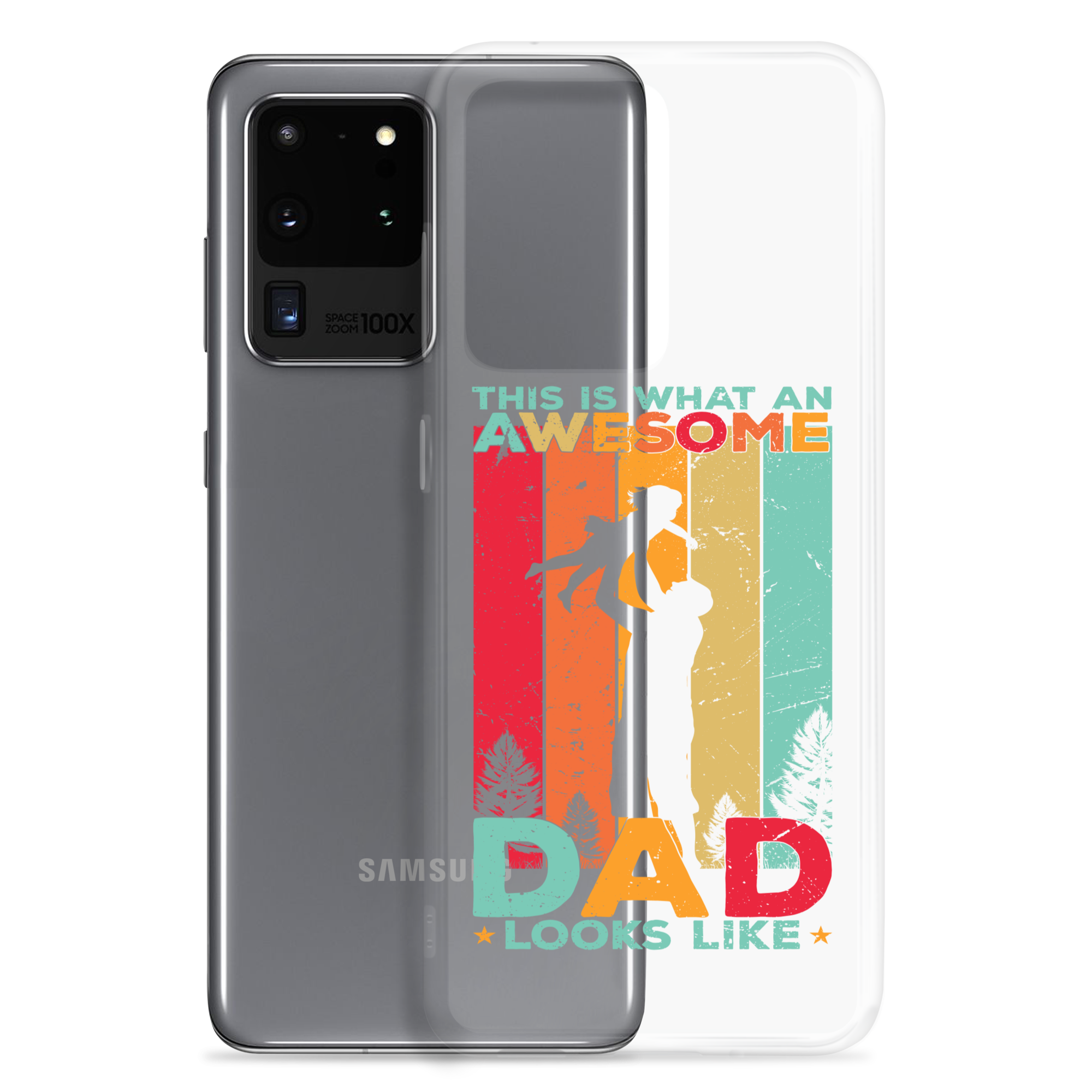 This What An Awesome Dad Looks Like Clear Case for Samsung®