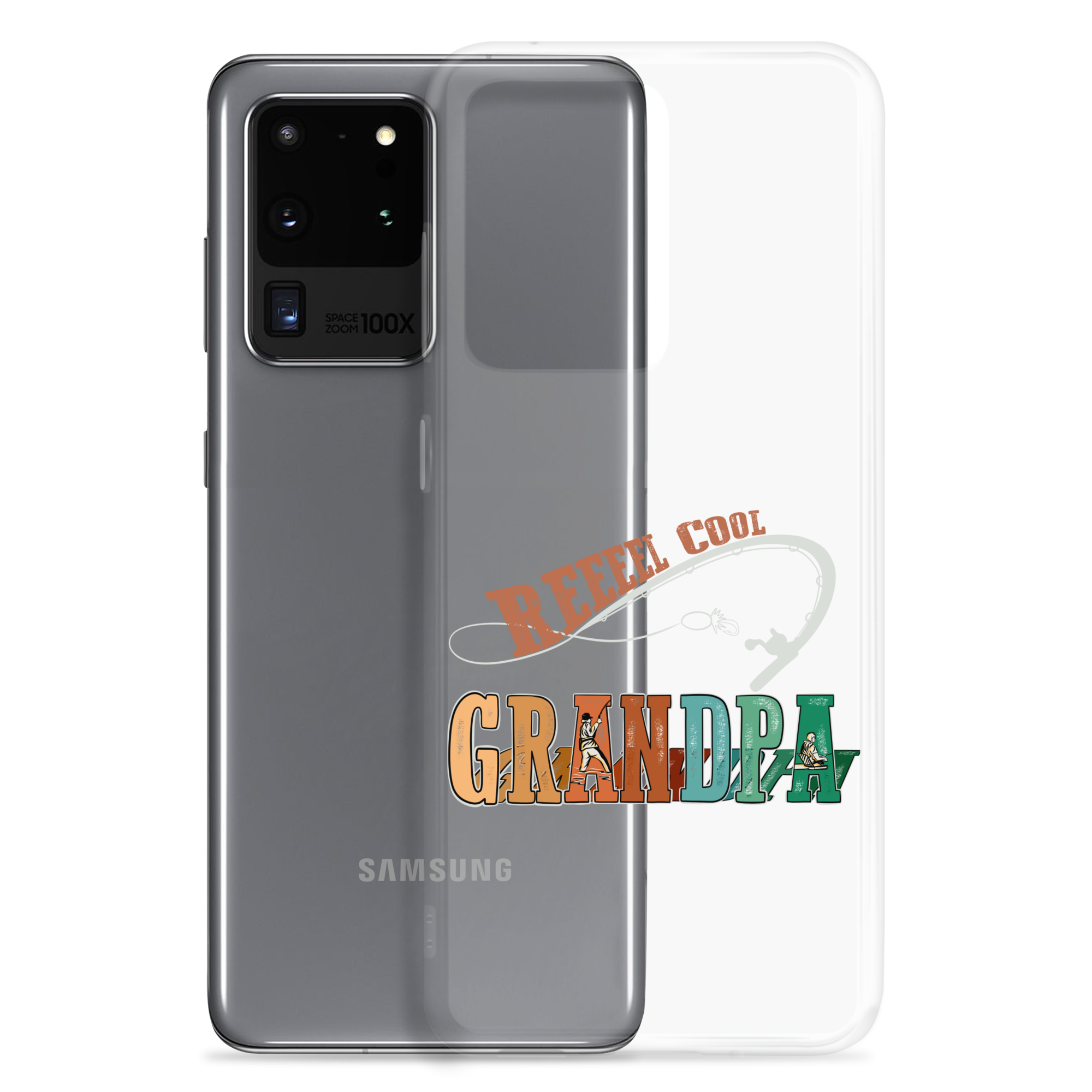 Reel Cool Grandpa Clear Case for Samsung®