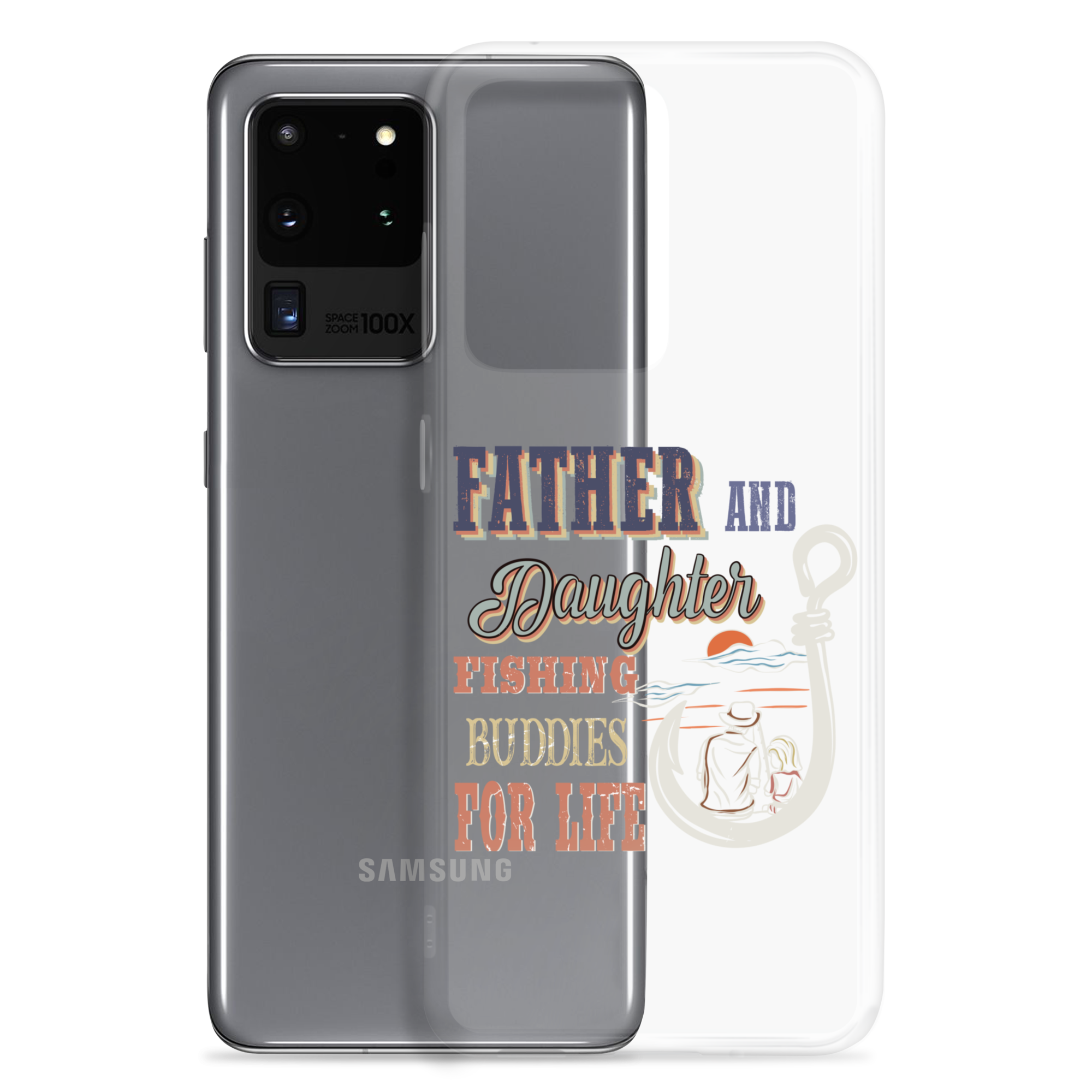 Father And Daughter Fishing Buddies For Life Clear Case for Samsung®