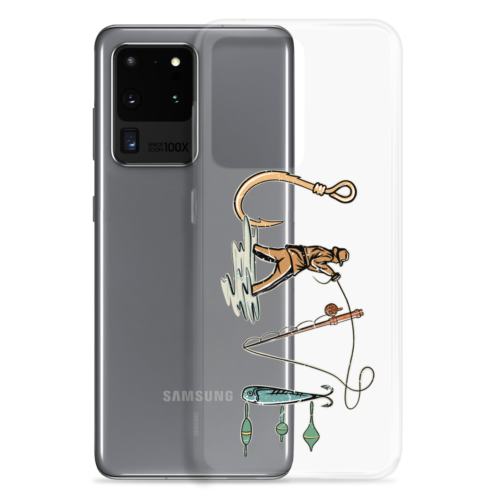 I Love Fishing Clear Case for Samsung®