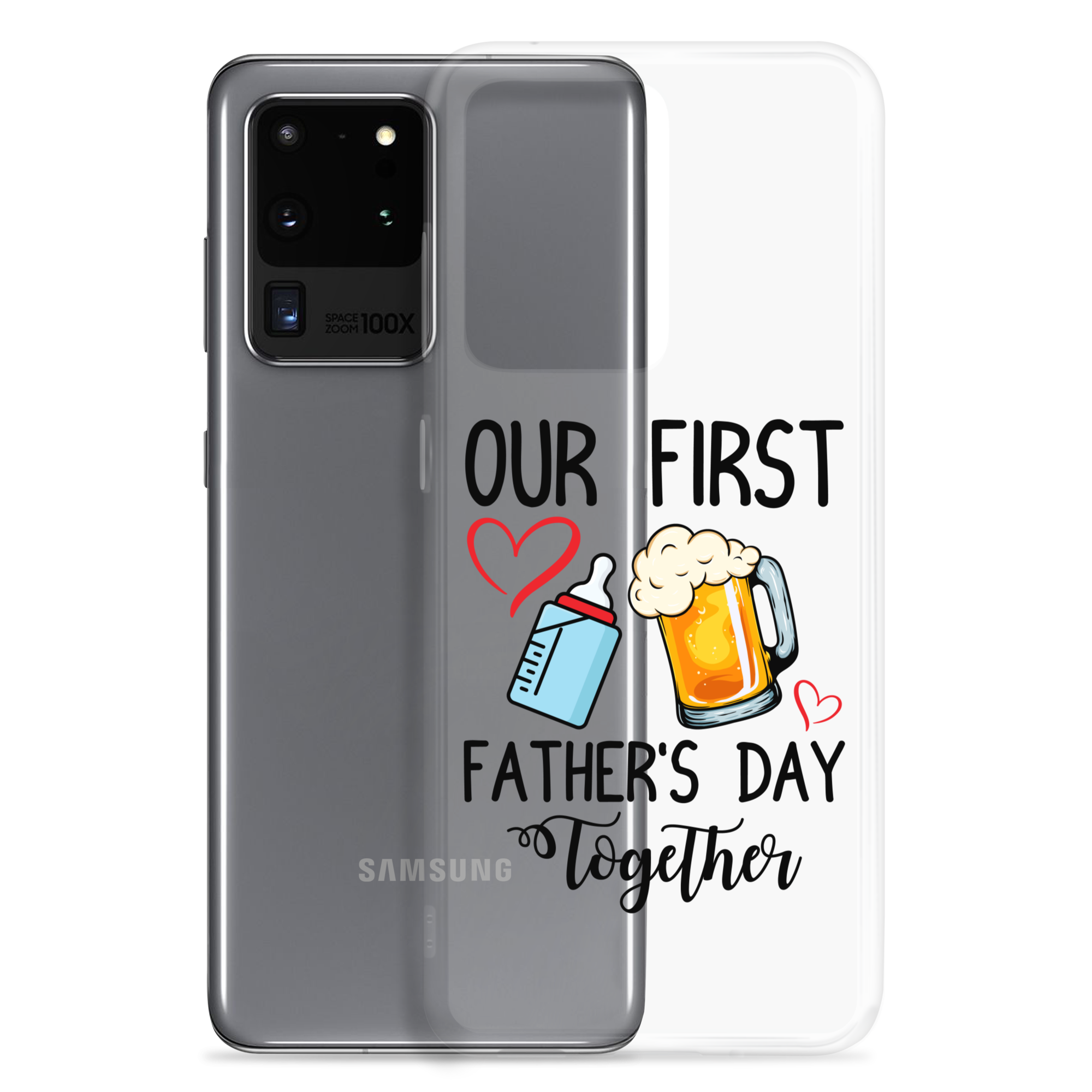 Our First Father's Day Together Clear Case for Samsung®