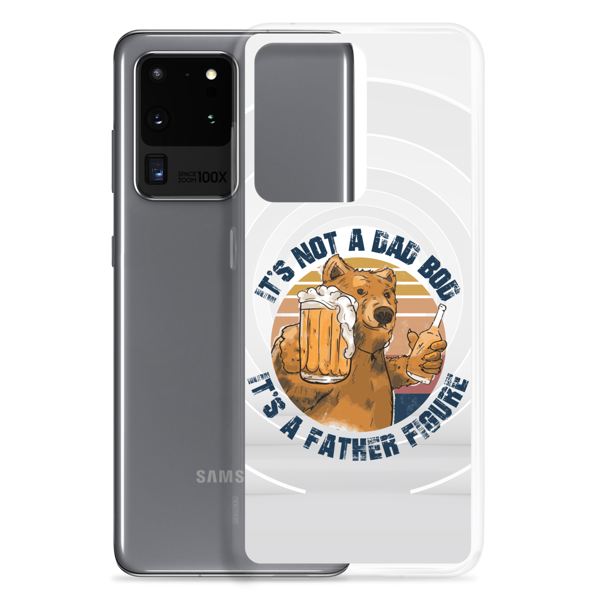 It's Not A Bod Dad It's A Father Figure Clear Case for Samsung®