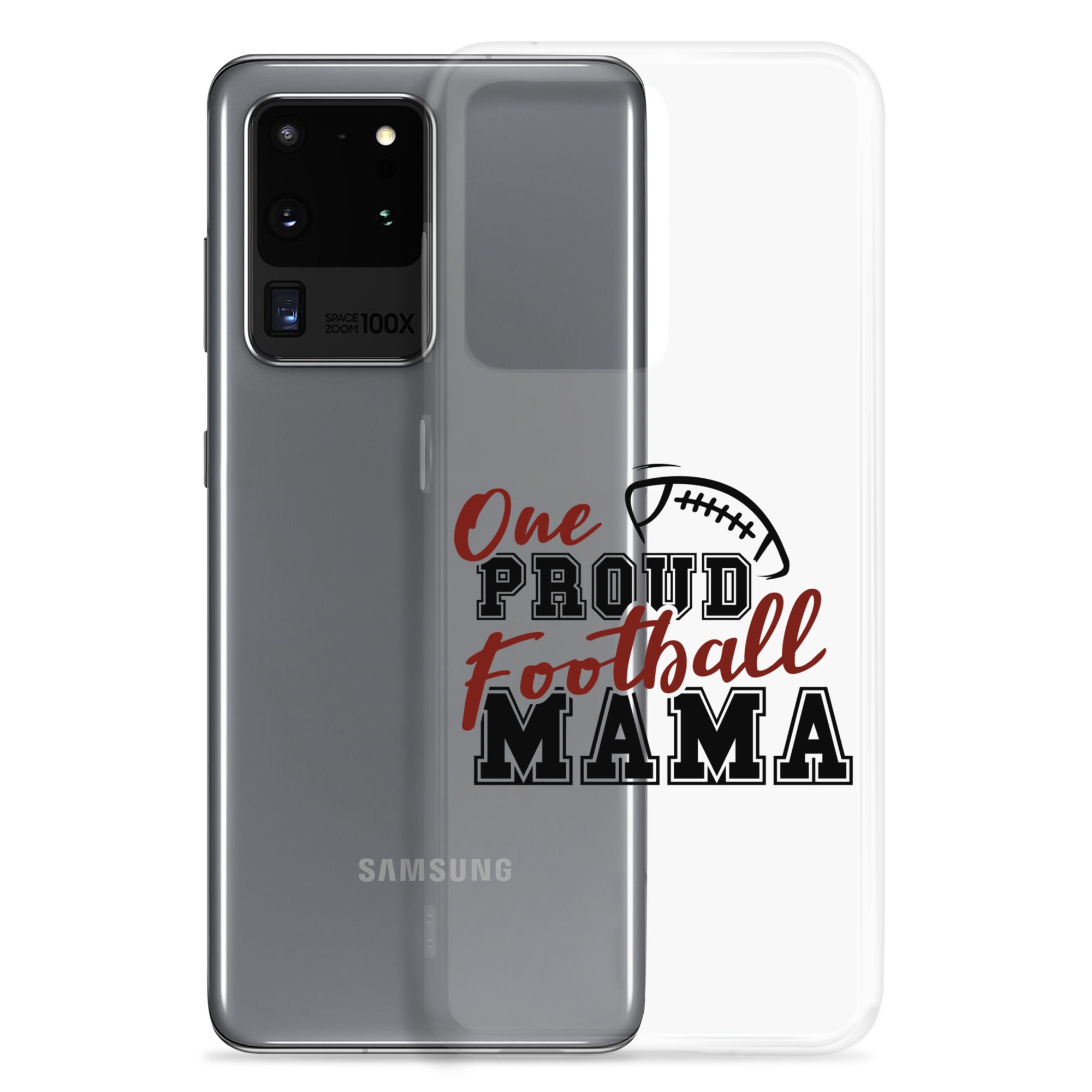 One Proud Football Mom Clear Case for Samsung®