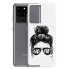 Bad Mom Messy Bun Clear Case for Samsung®