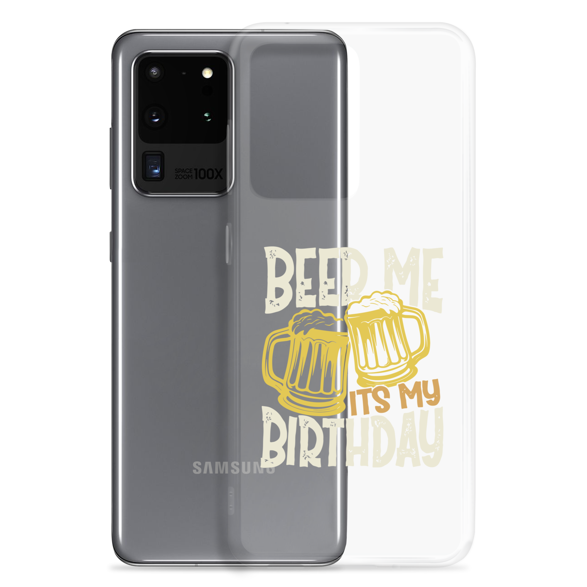 Beer Me It's My Birthday Clear Case for Samsung®