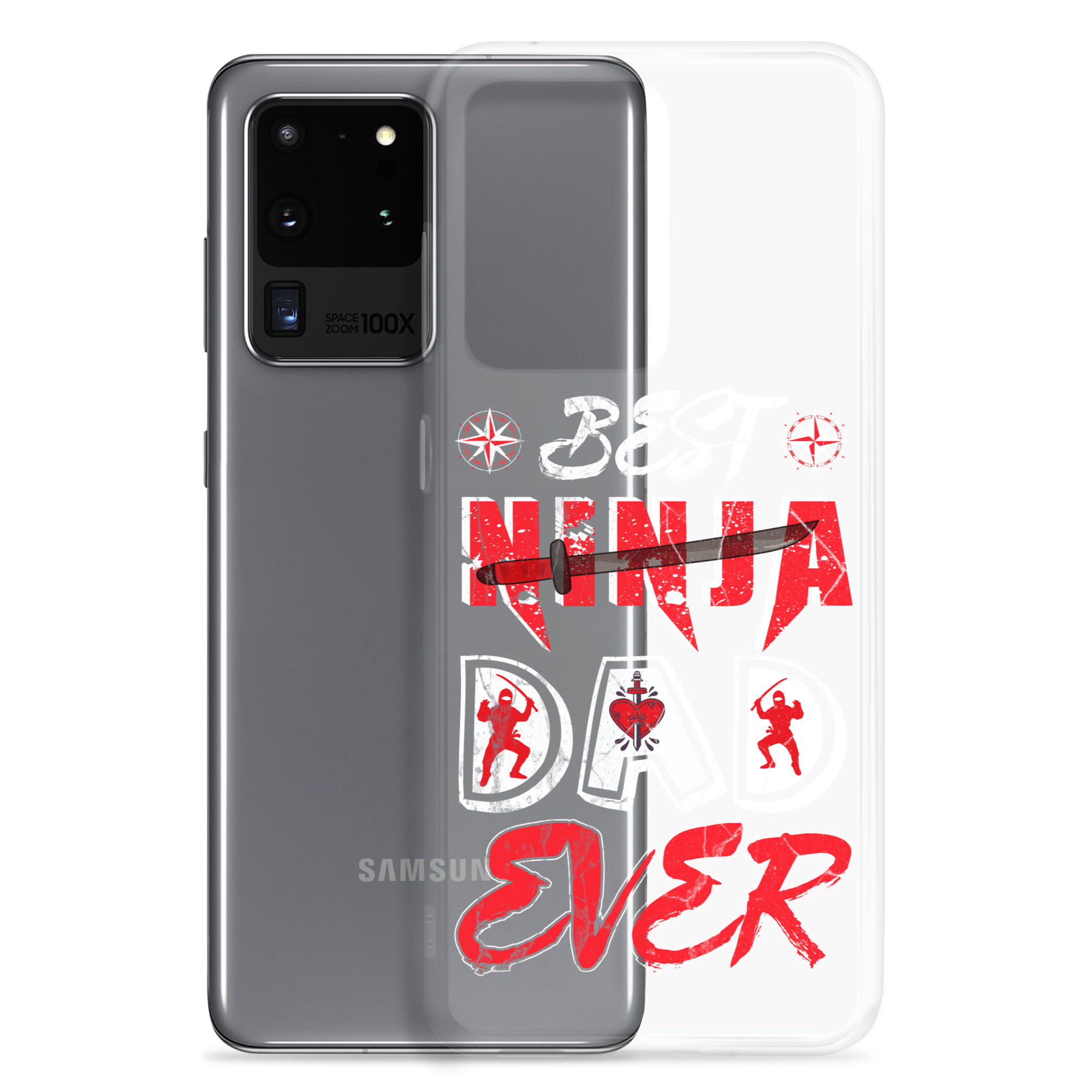 Best Ninja Dad Ever Clear Case for Samsung®