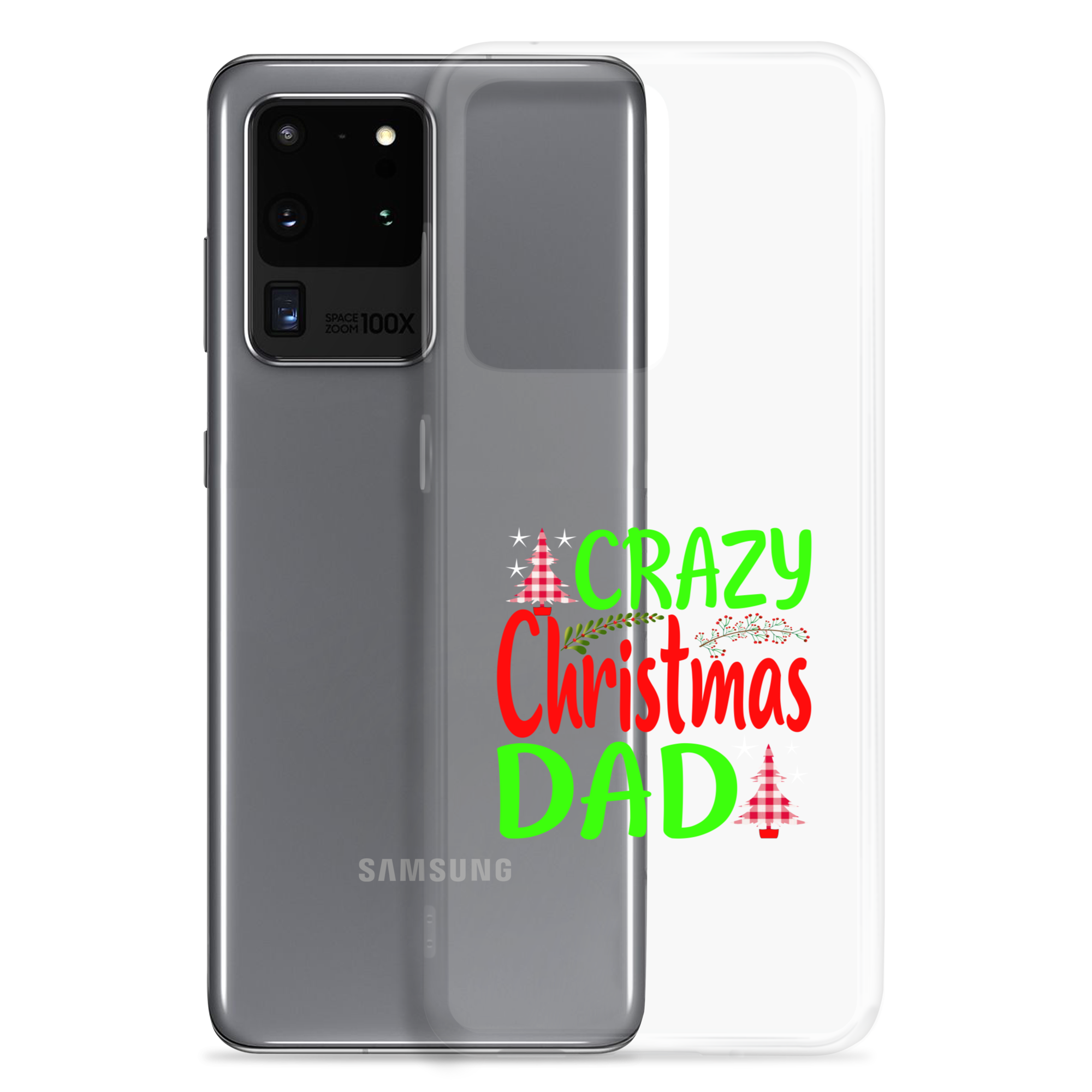 Crazy Christmas Dad Clear Case for Samsung®