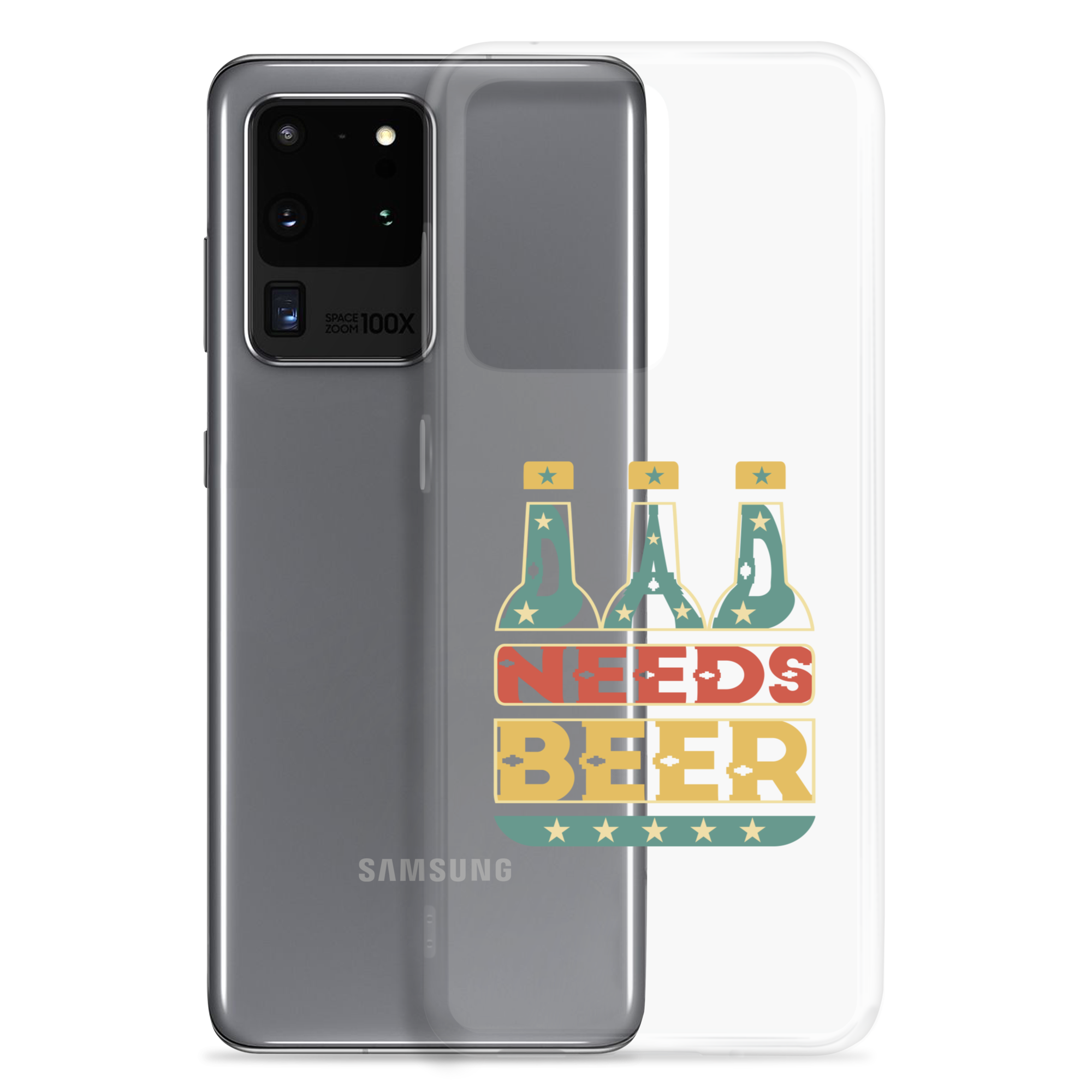 Dad Needs Beer Clear Case for Samsung®