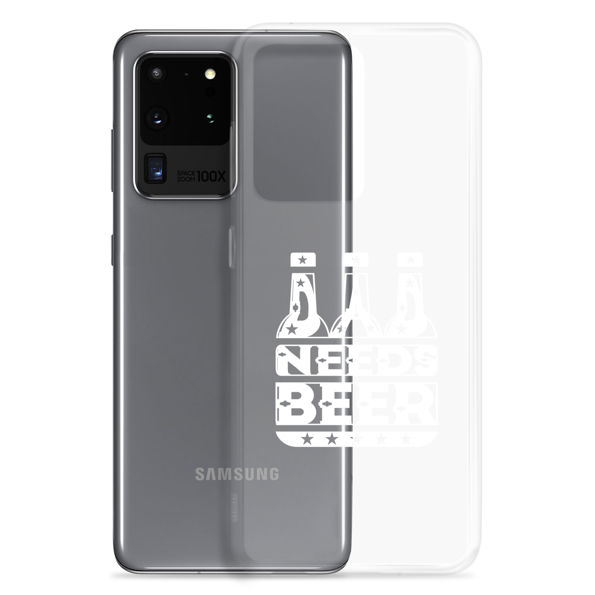 Dad Needs Beer Clear Case for Samsung®