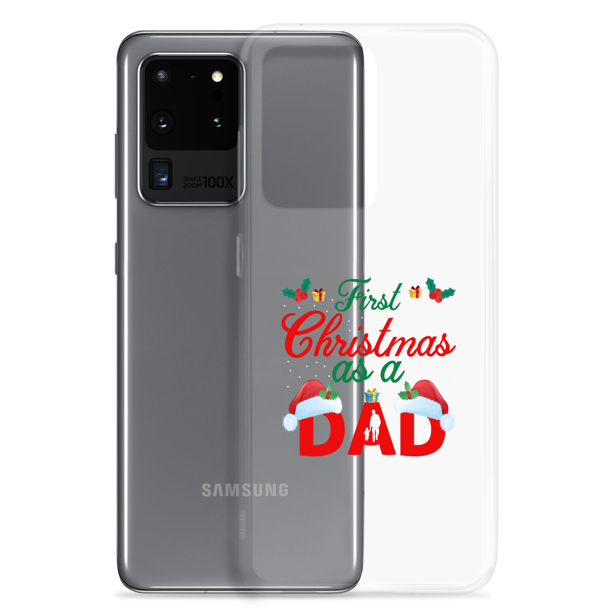 First Christmas As A Dad Clear Case for Samsung®