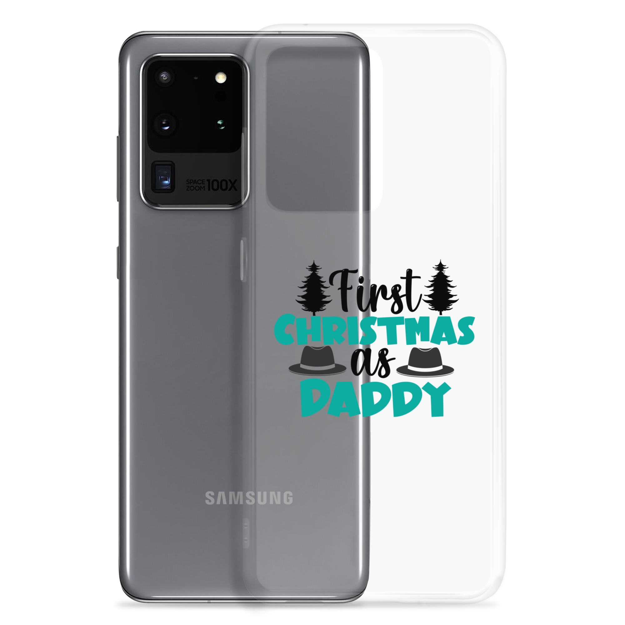 First Christmas As Daddy Clear Case for Samsung®