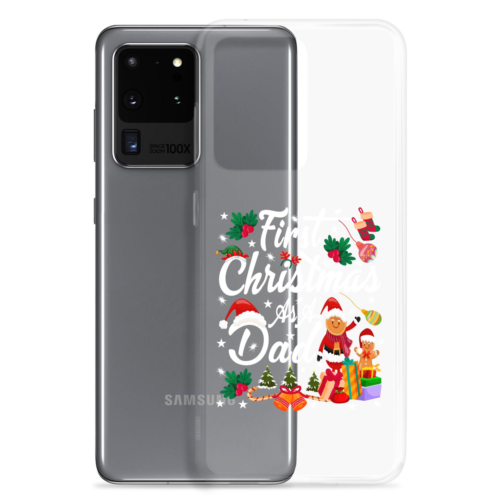 First Christmas As A Dad Clear Case for Samsung®