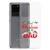 First Christmas As A Dad Clear Case for Samsung®