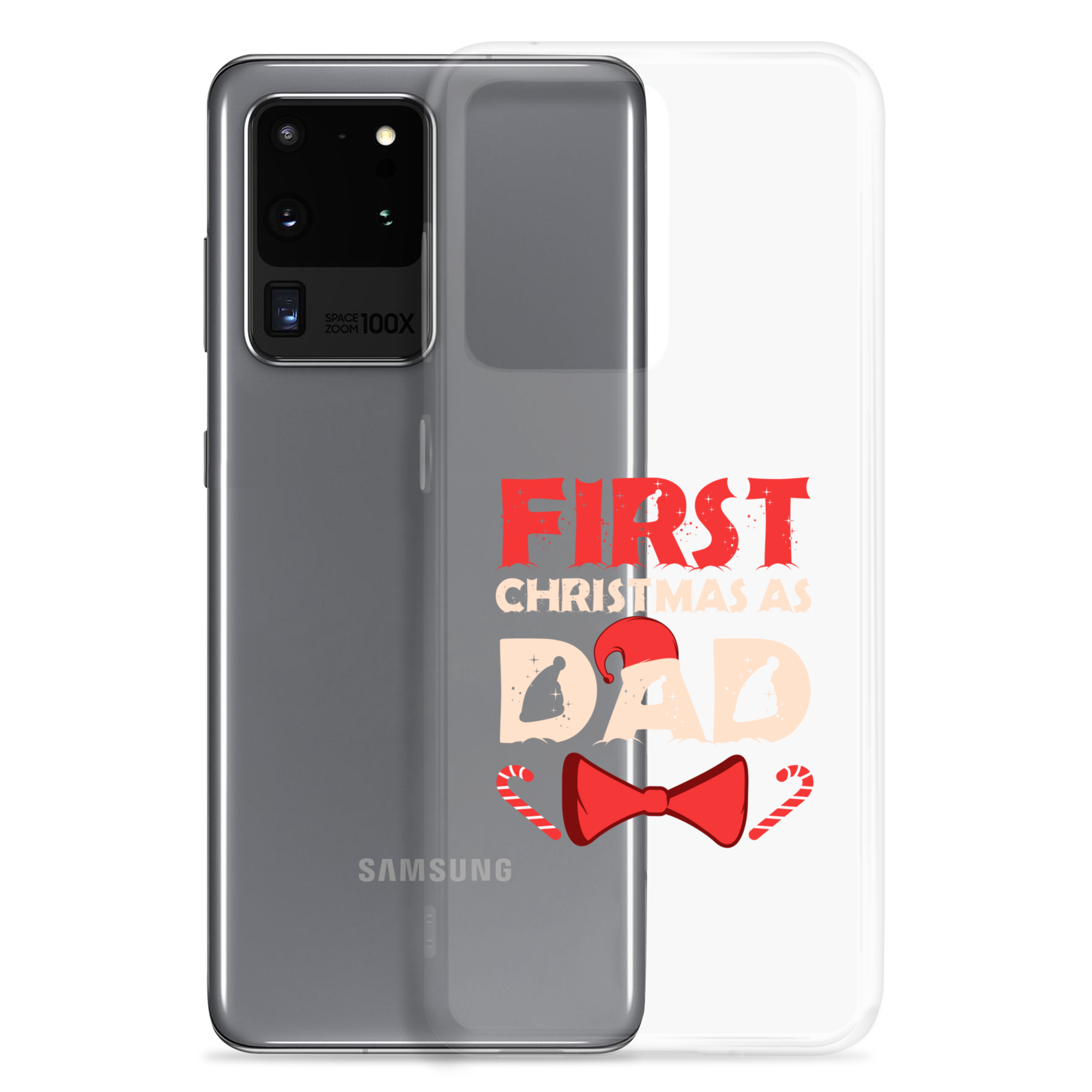 First Christmas As Dad Clear Case for Samsung®