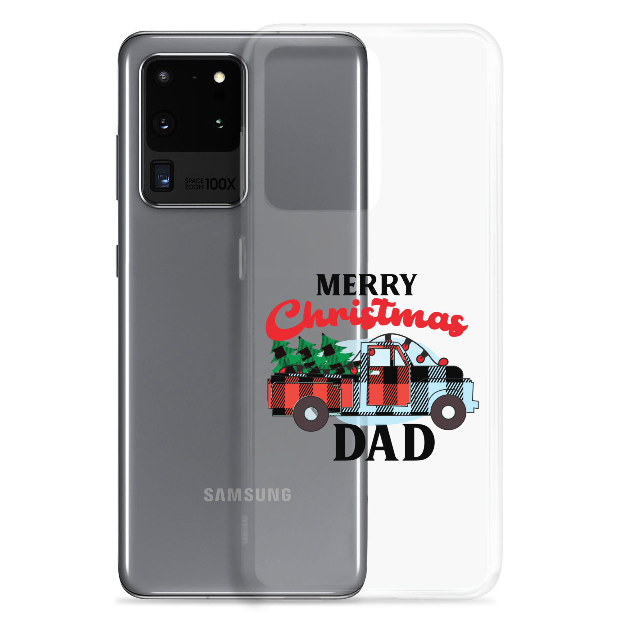 First Christmas As Dad Clear Case for Samsung®