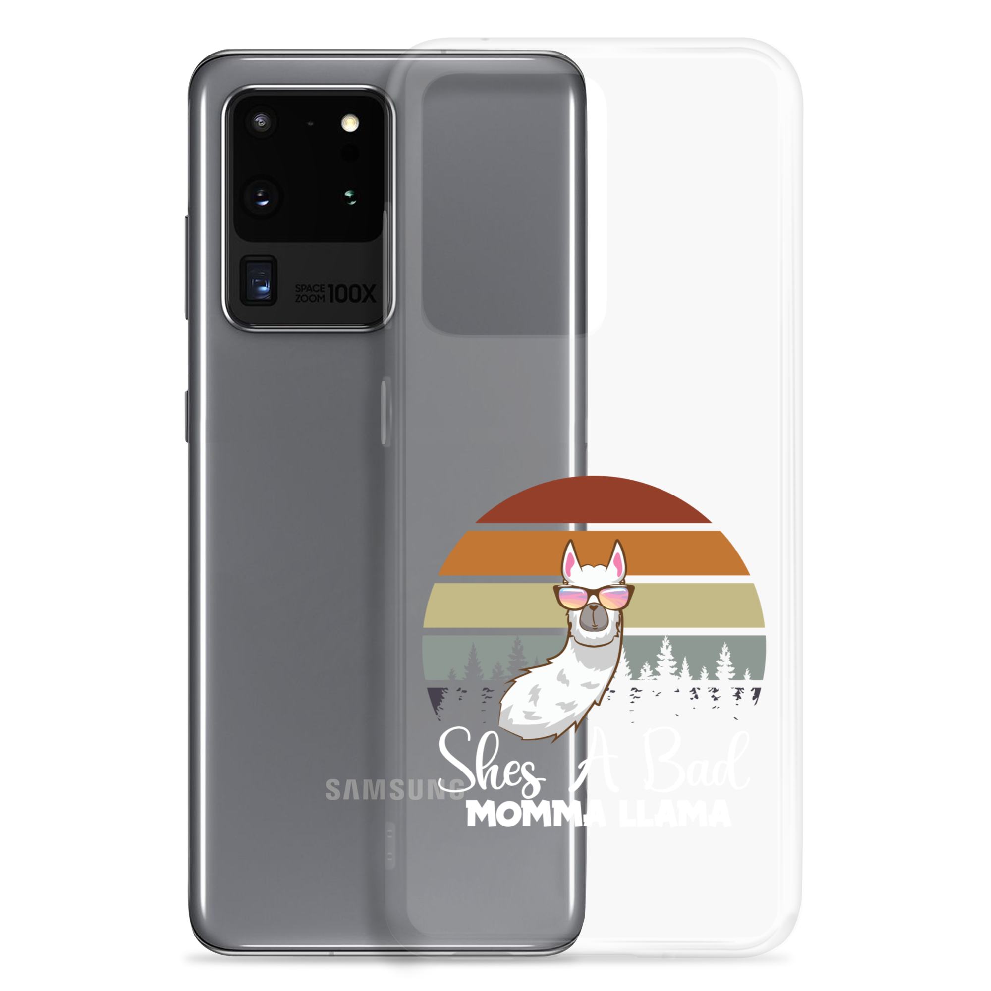 She's A Bad Momma Llama Clear Case for Samsung®