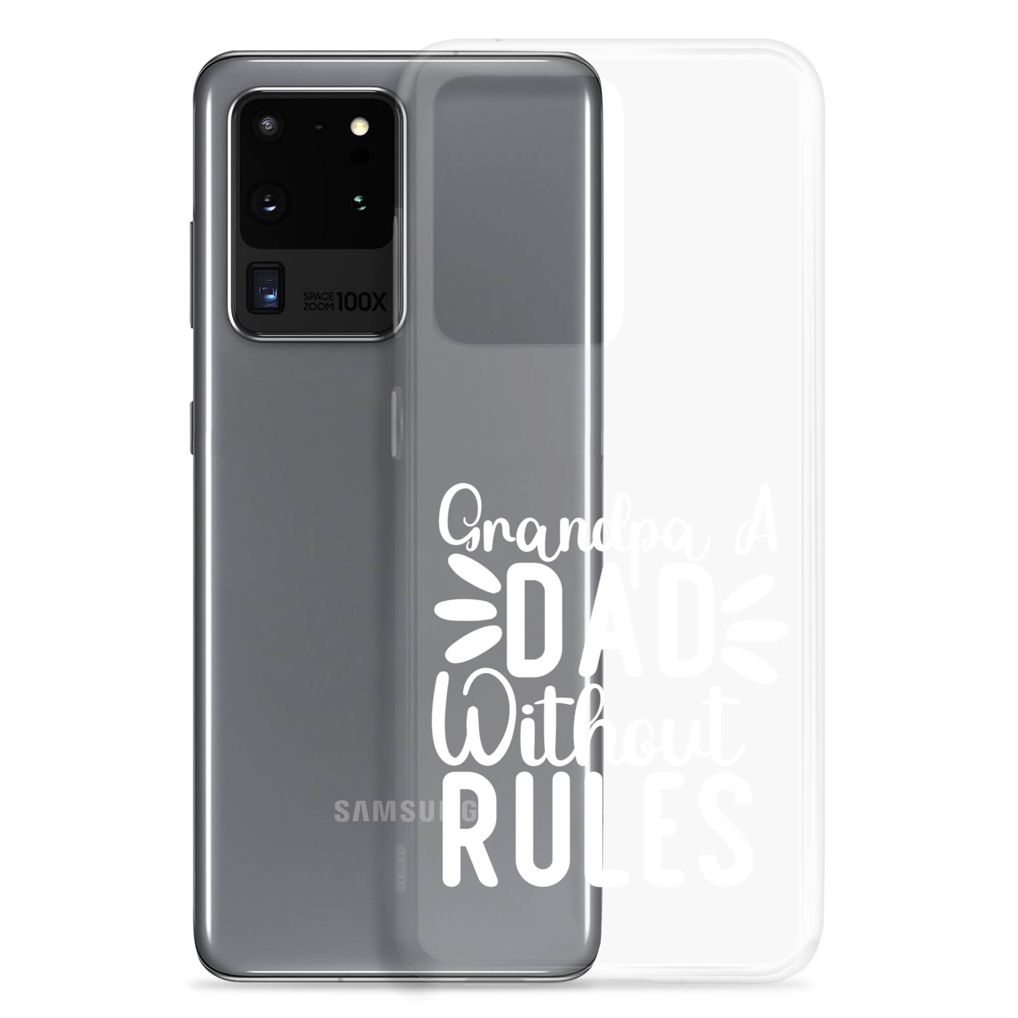 Grandpa A Dad Without Rules Clear Clear Case for Samsung®