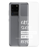 Eat, Sleep, Embarrass My Kids, Repeat Clear Case for Samsung®