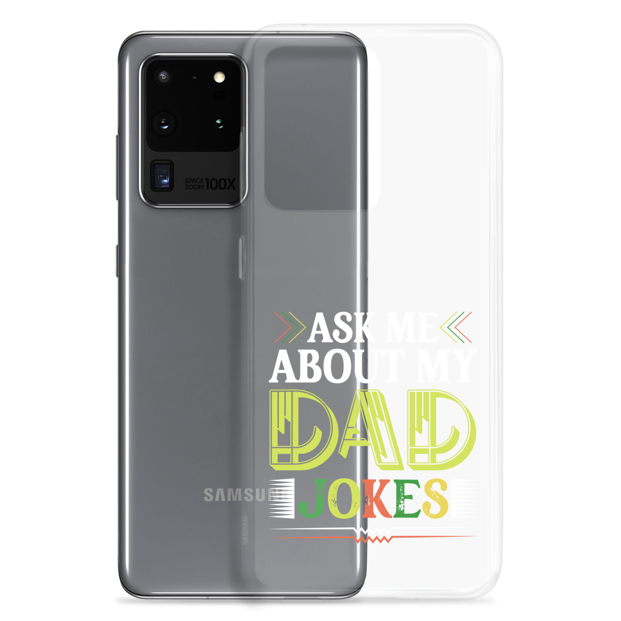 Ask Me About My Dad Jokes Clear Case for Samsung®