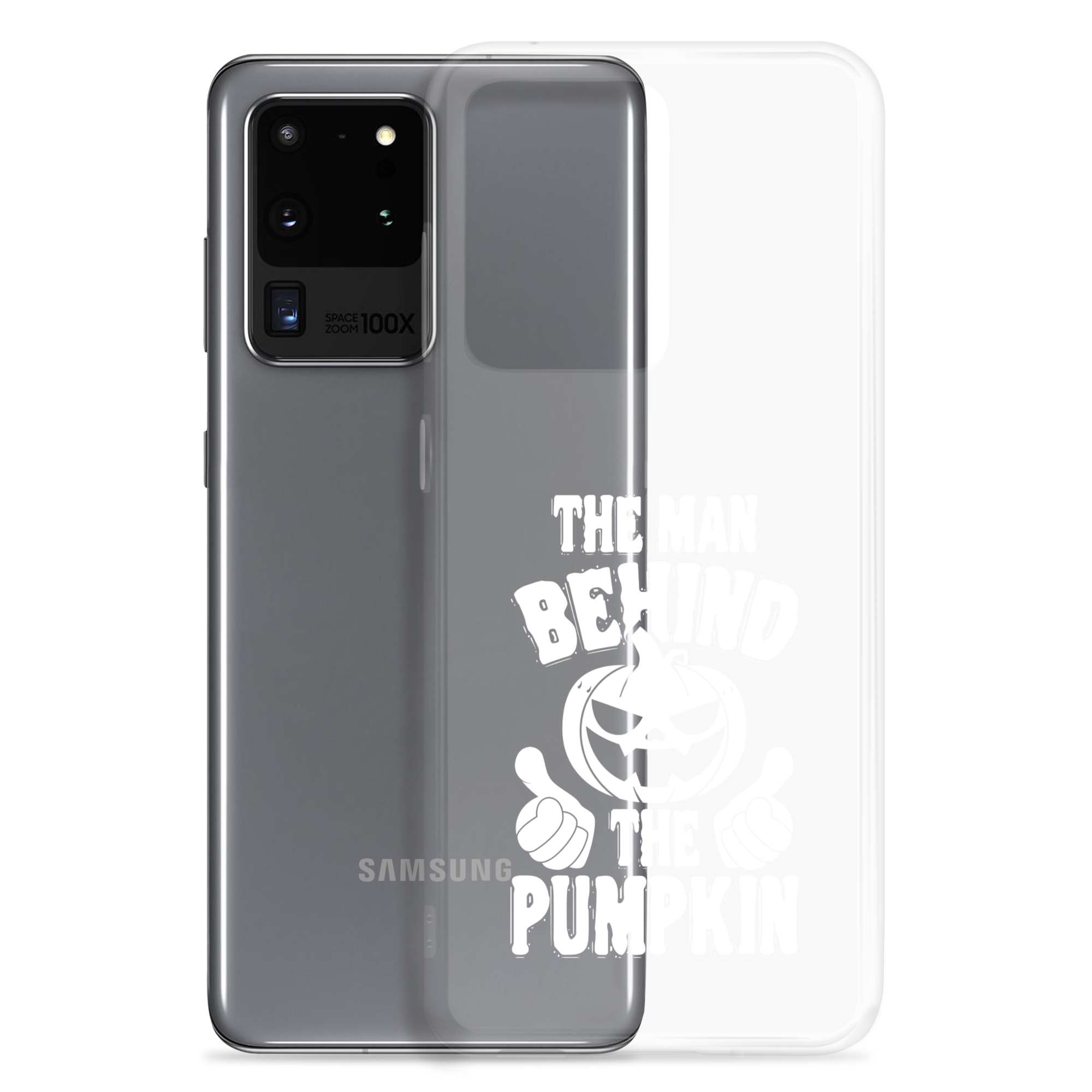 The Man Behind The Pumpkin Clear Case for Samsung®