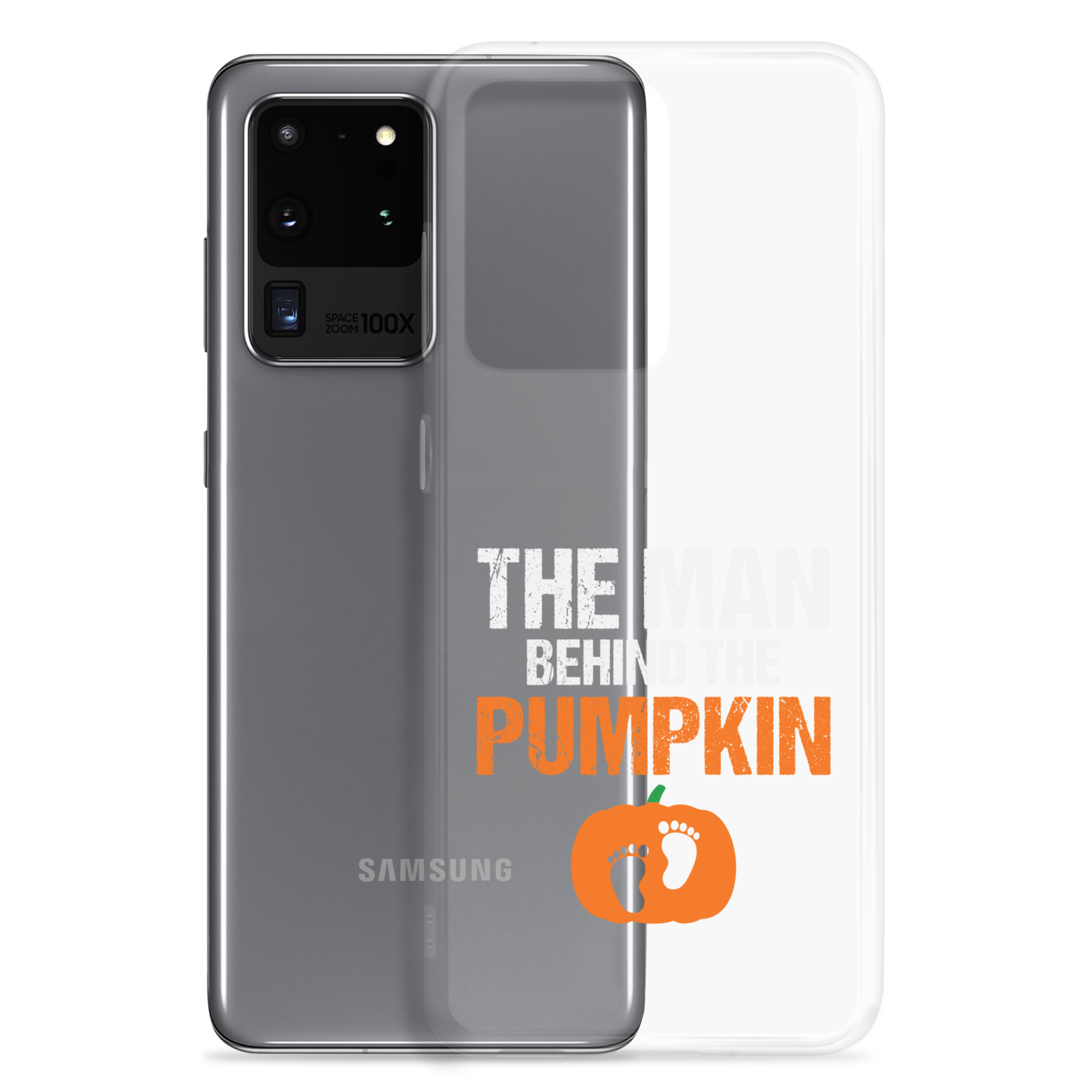 The Man Behind The Pumpkin Clear Case for Samsung®