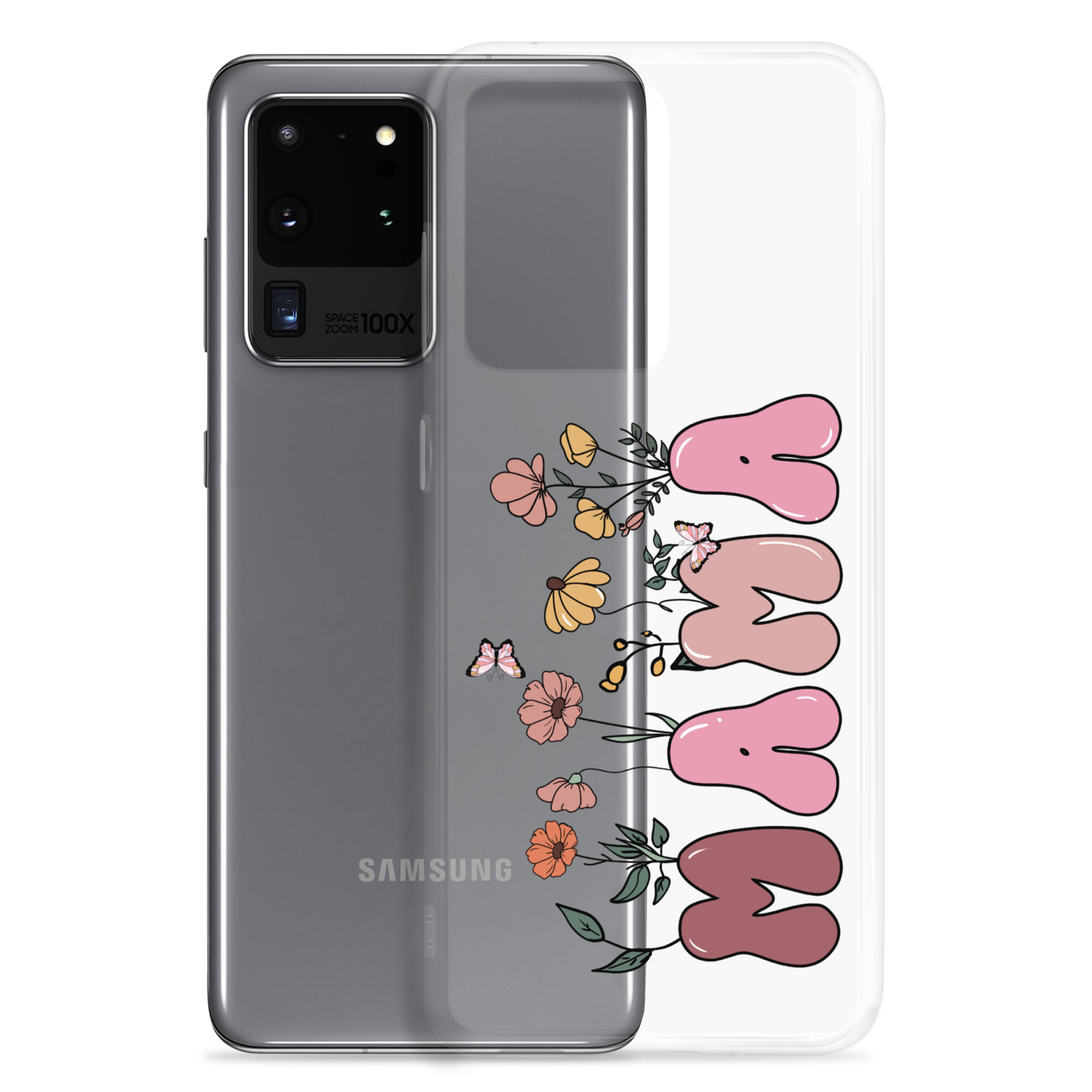 Floral Mama Clear Case for Samsung®