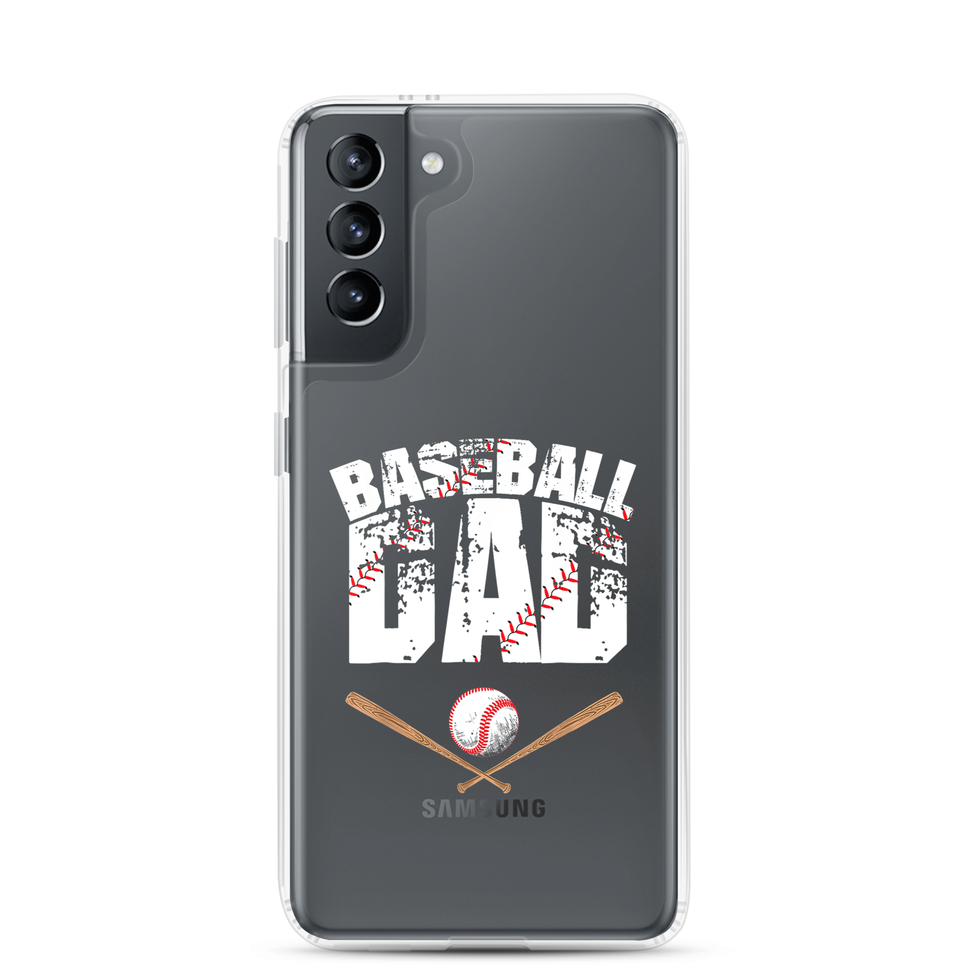 Baseball Dad Clear Case for Samsung®