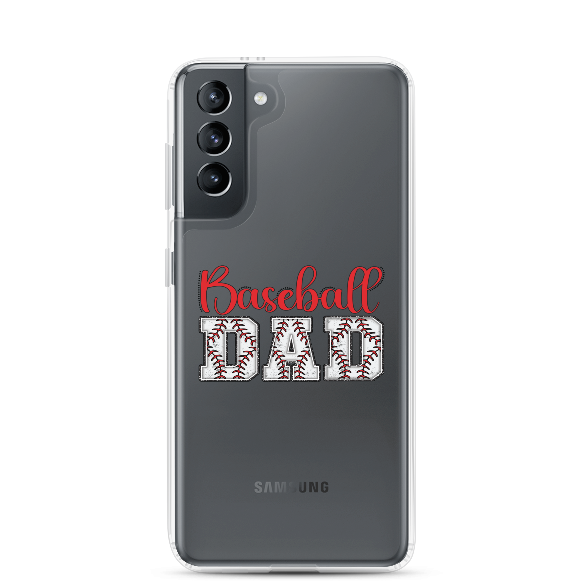 Baseball Dad Clear Case for Samsung®