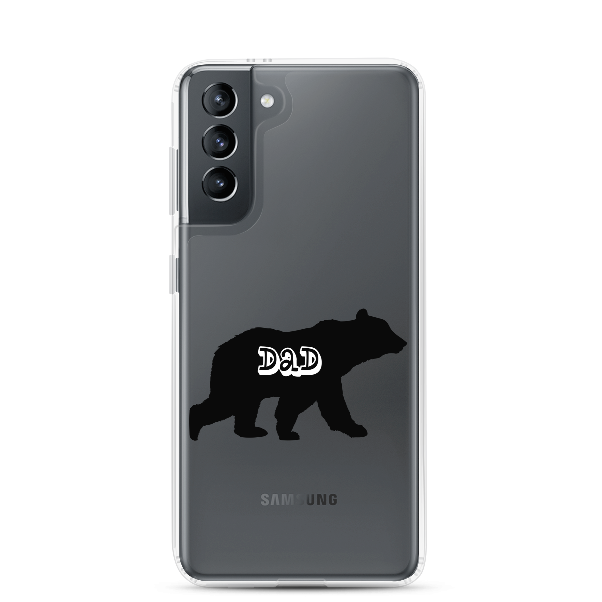 Bear Dad Clear Case for Samsung®