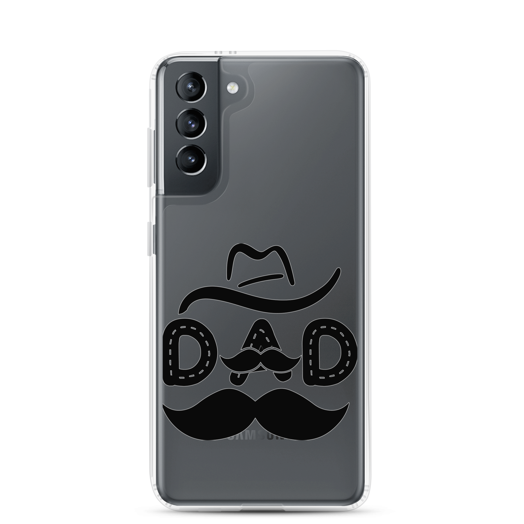 Dad Cowboy Clear Case for Samsung®