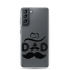 Dad Cowboy Clear Case for Samsung®