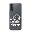 Our First Father's Day Clear Case for Samsung®