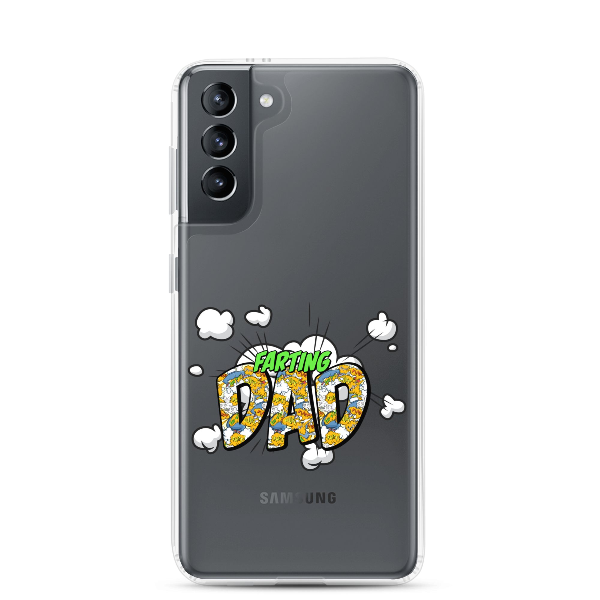 Farting Dad Clear Case for Samsung®