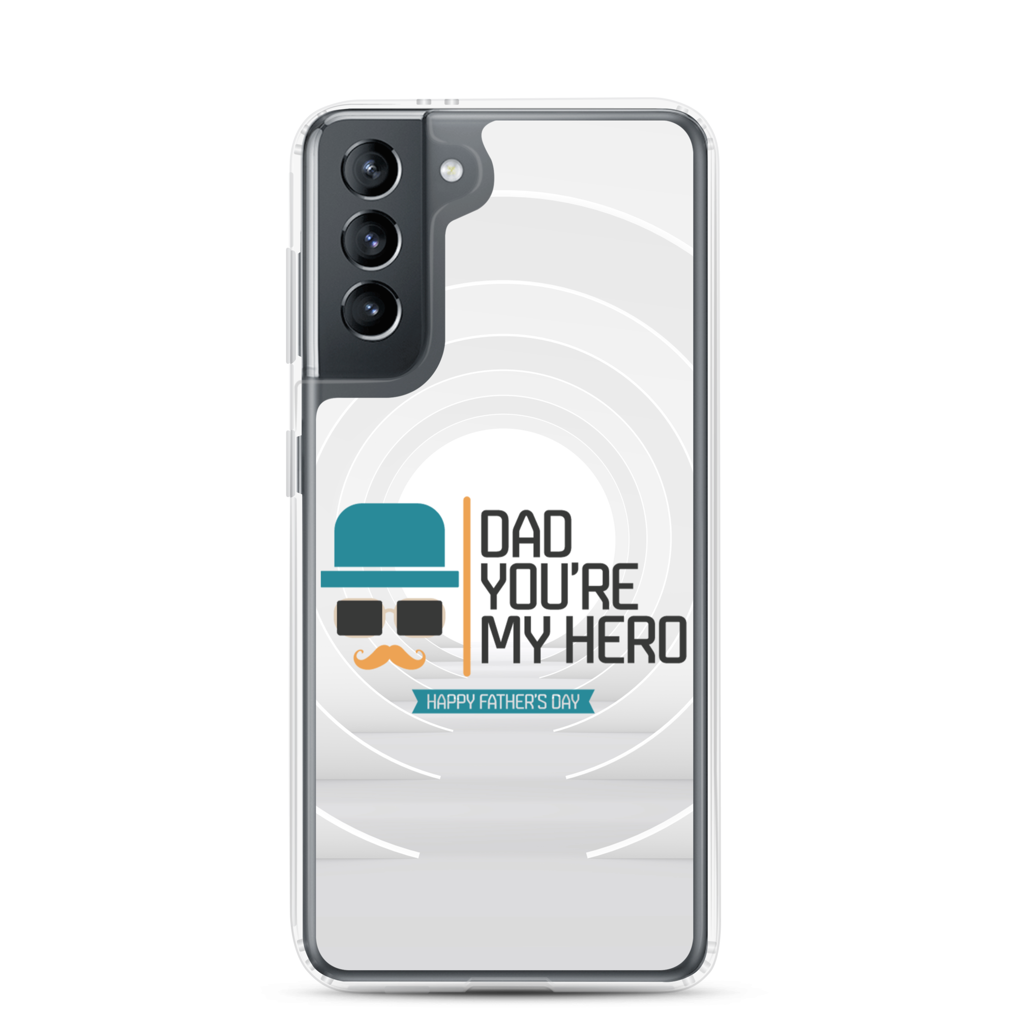 Dad You're My Hero Happy Father's Day Clear Case for Samsung®