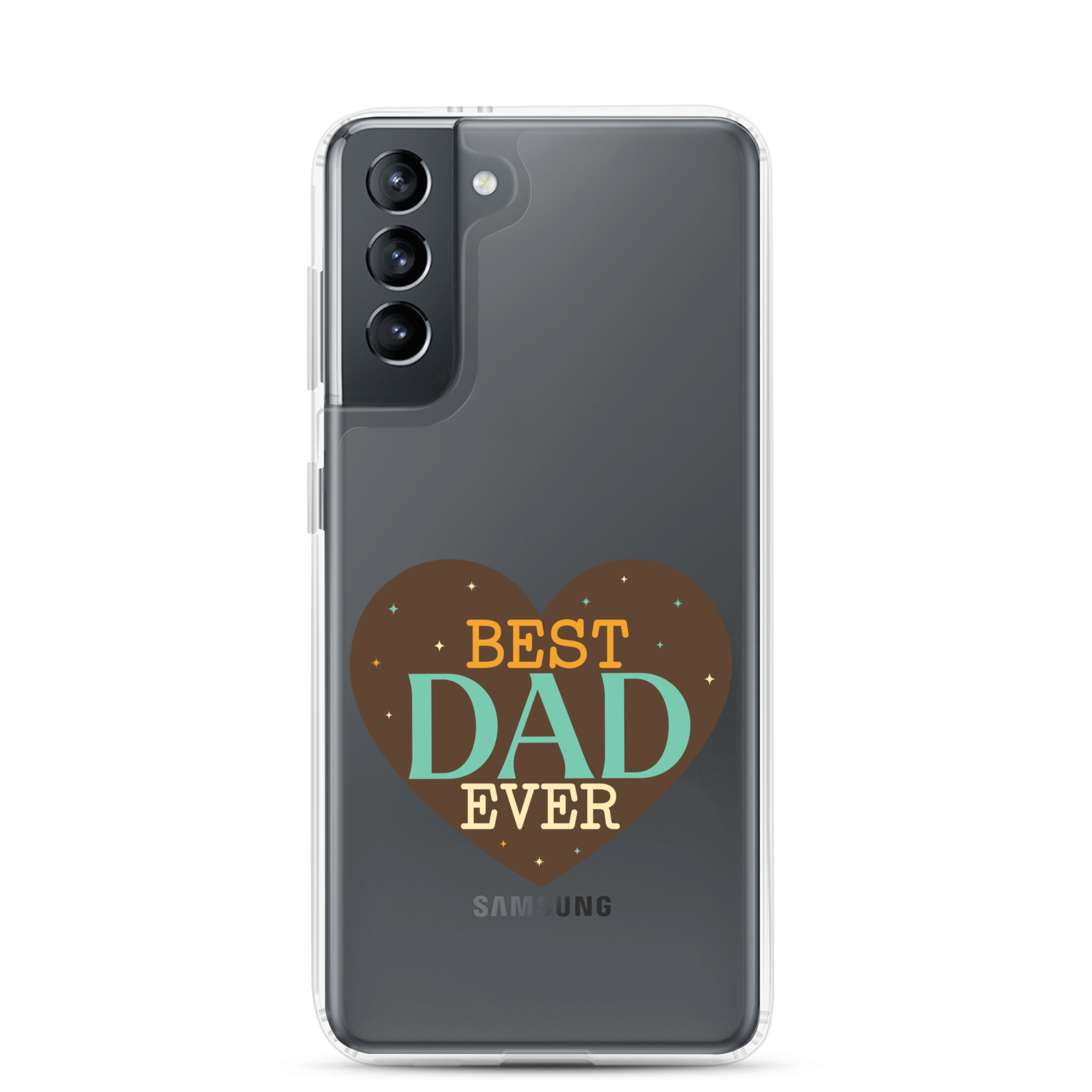 Best Dad Ever Clear Case for Samsung®