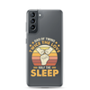 Dad Of Twins Twice The Love Half The Sleep Clear Case for Samsung®