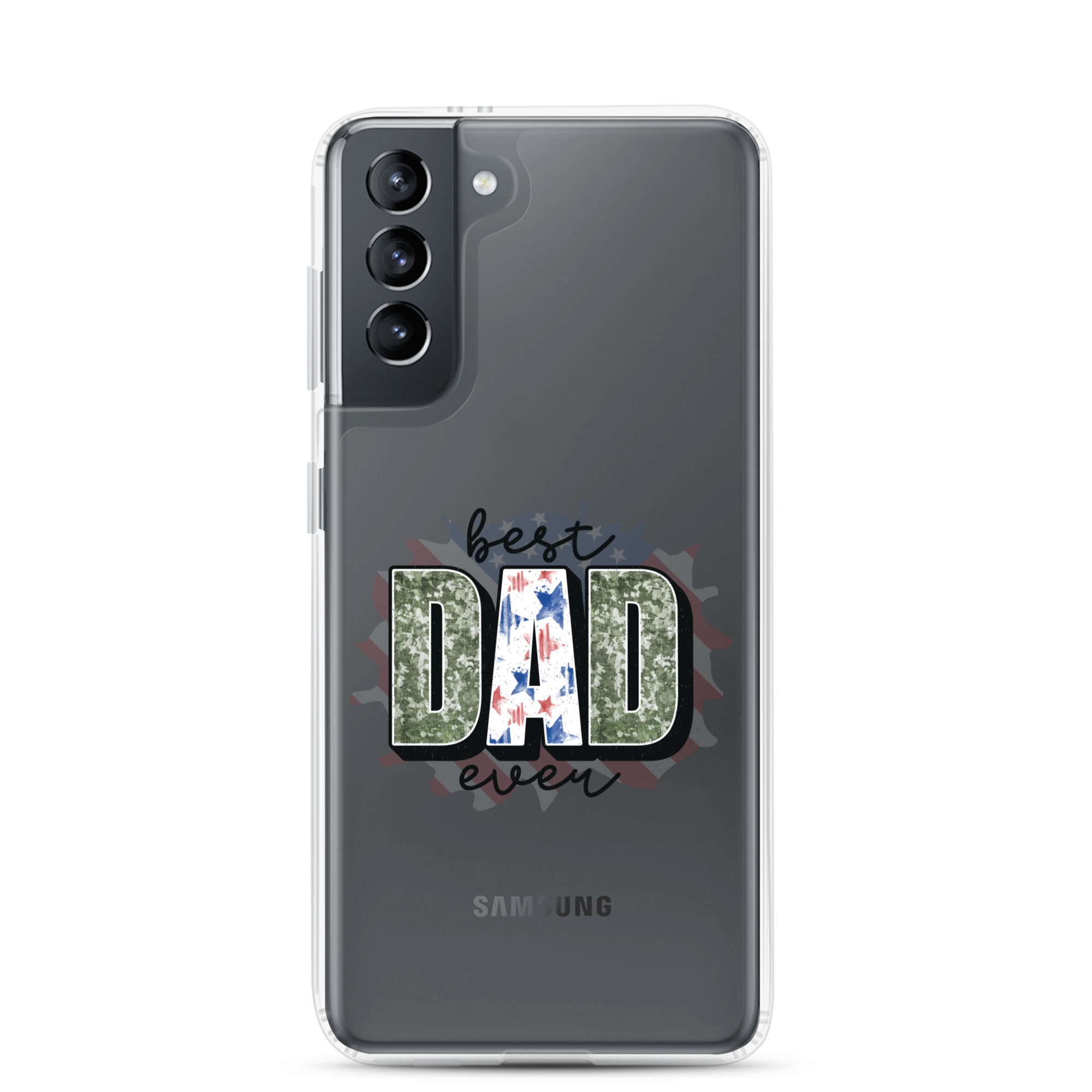 Best Dad Ever Clear Case for Samsung®