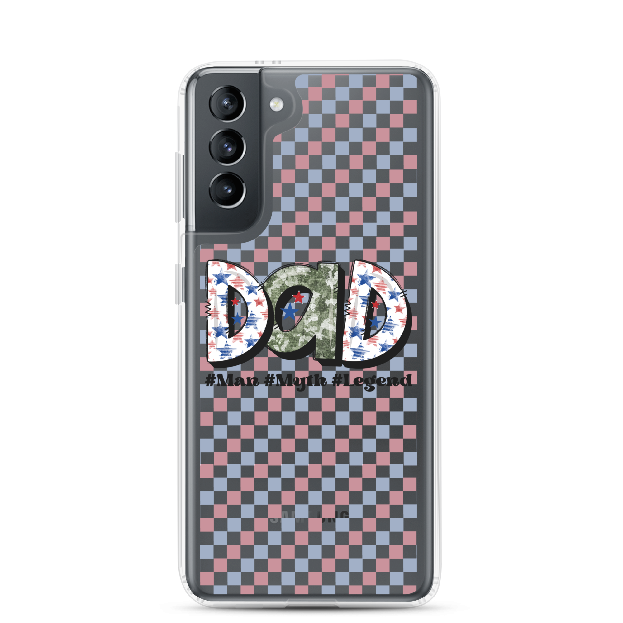 Dad #Man #Myth #Legend Clear Case for Samsung®