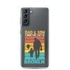 Dad And Son A Bond that can't Be Broken Clear Case for Samsung®