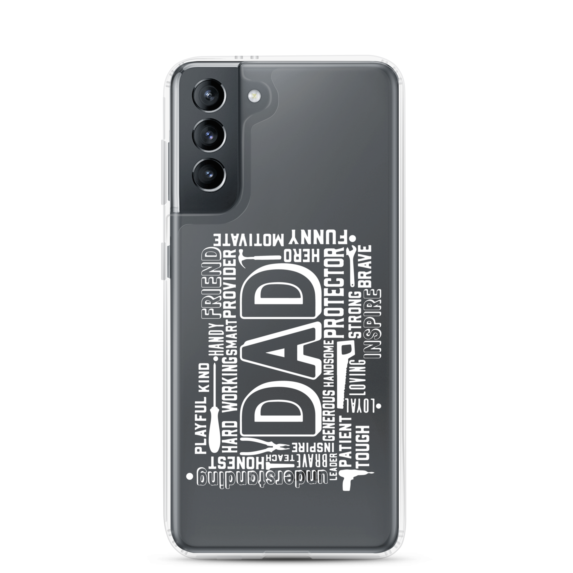 Dad Hardworking Smart Provider Friend Clear Case for Samsung®