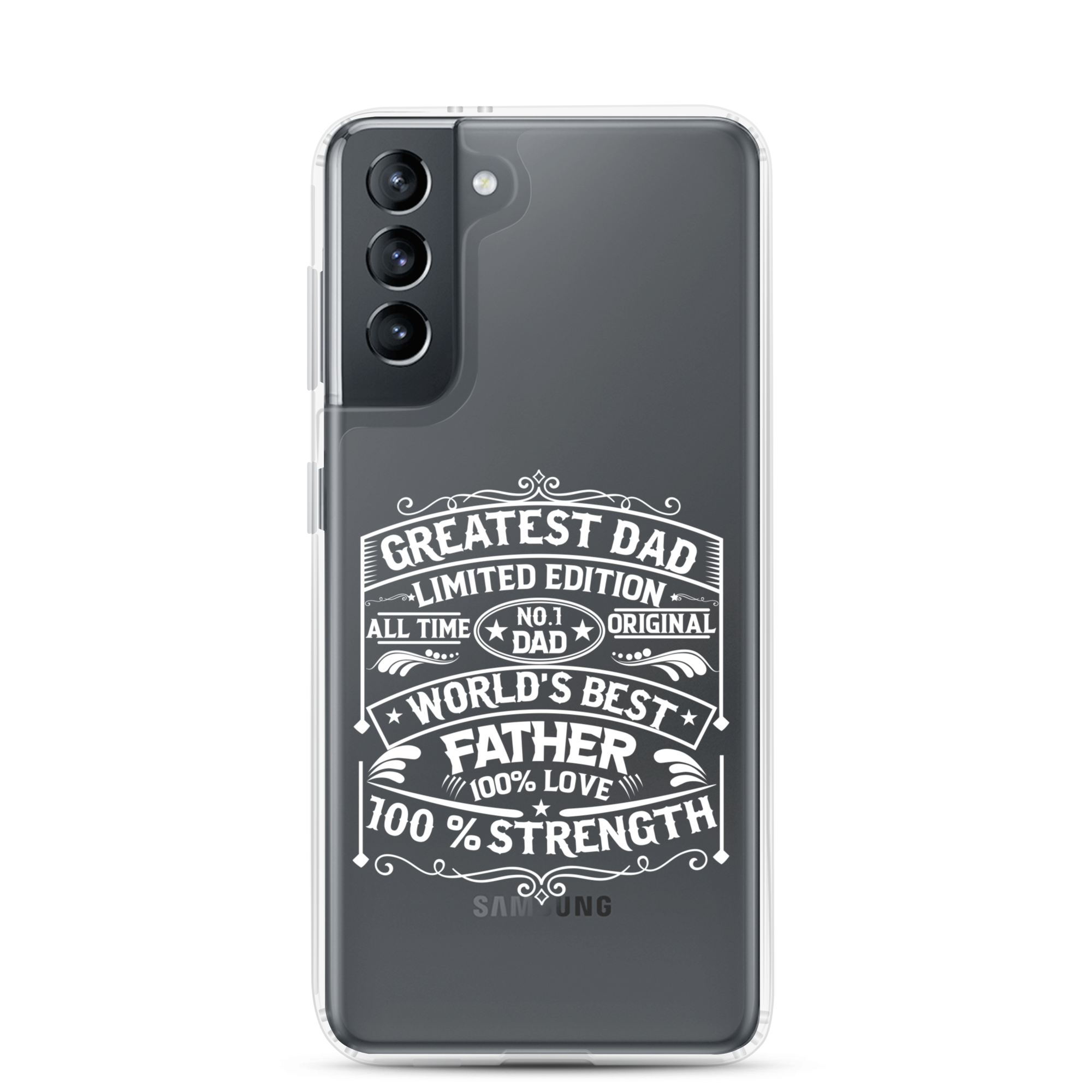 Greatest Dad Limited Edition All Time Clear Case for Samsung®