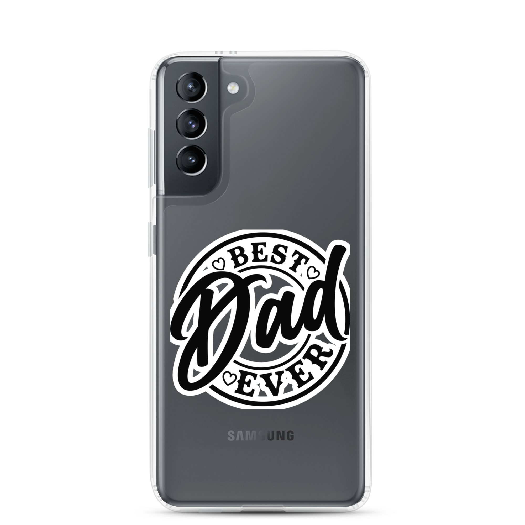 Best Dad Ever Clear Case for Samsung®