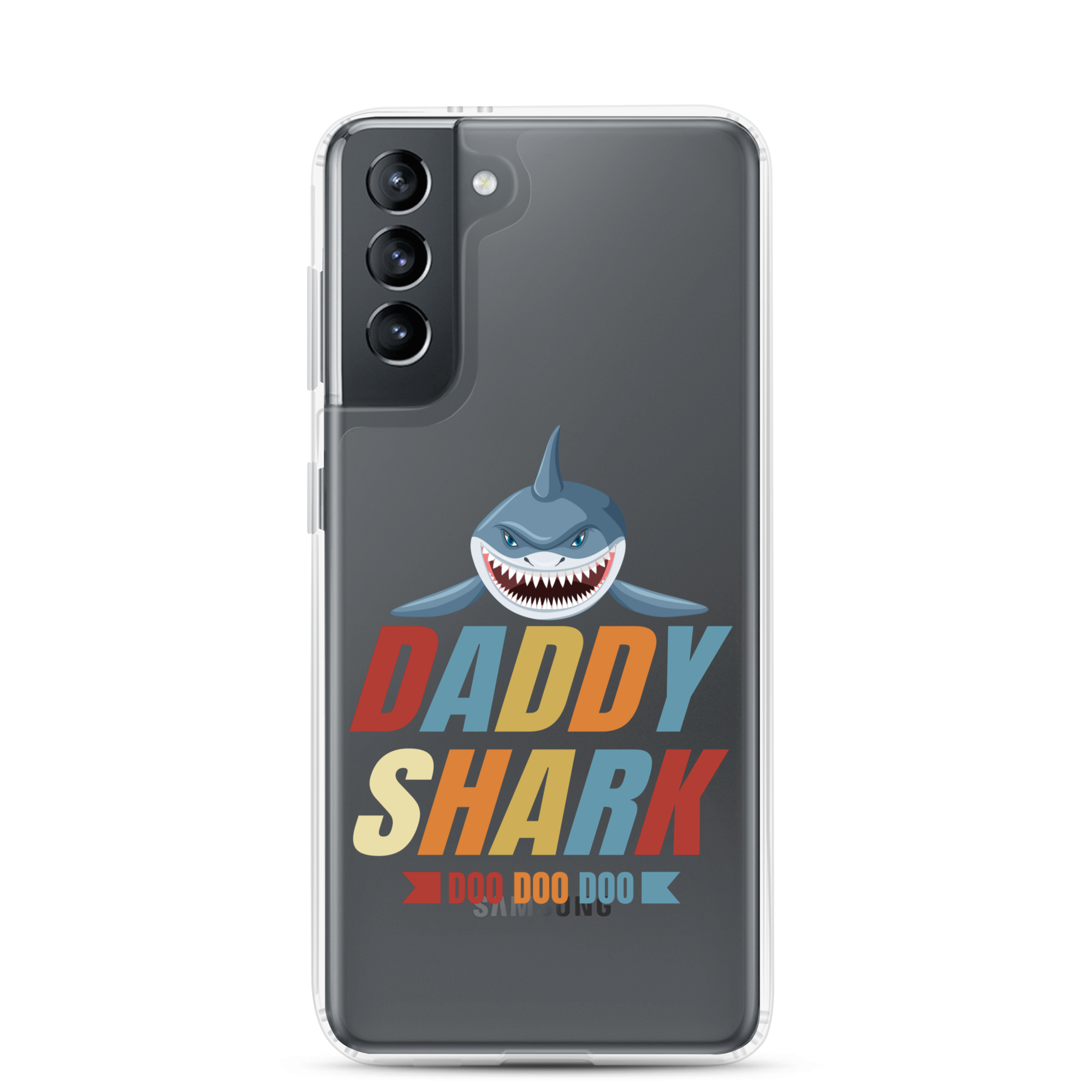 Daddy Shark Doo Doo Doo Clear Case for Samsung®