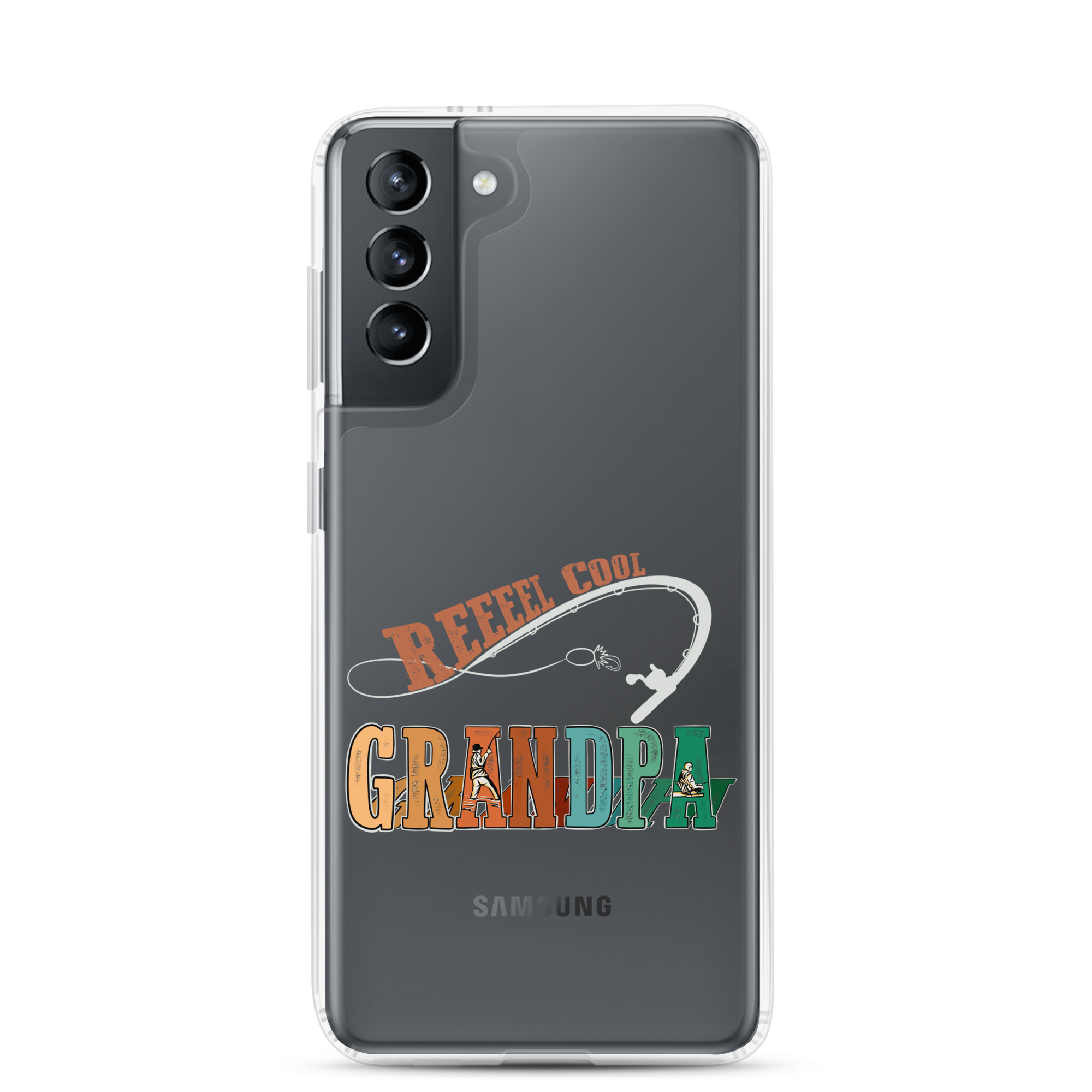 Reel Cool Grandpa Clear Case for Samsung®