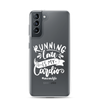 Running Late Is My Cardio #Momlife Clear Case for Samsung®