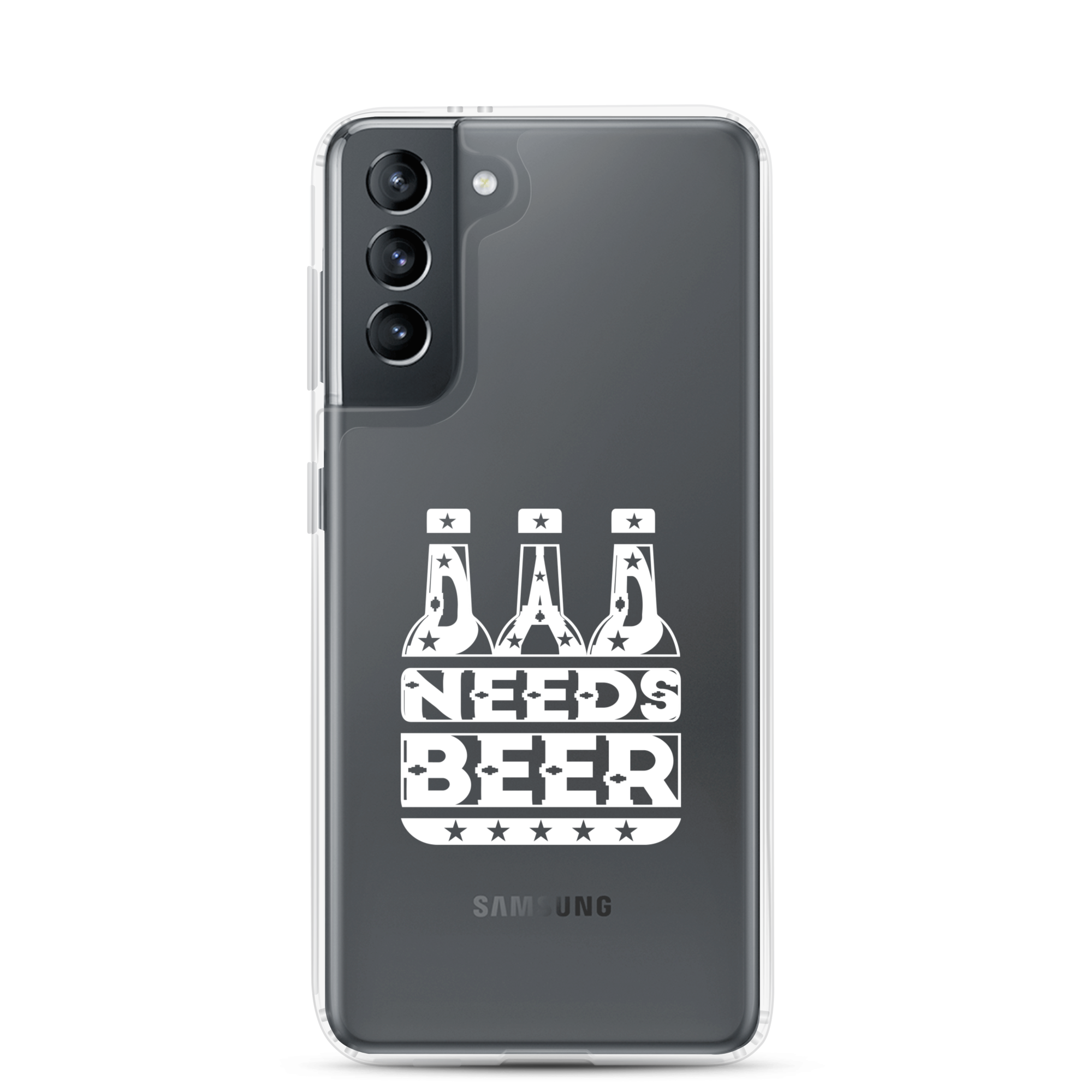 Dad Needs Beer Clear Case for Samsung®