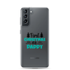 First Christmas As Daddy Clear Case for Samsung®