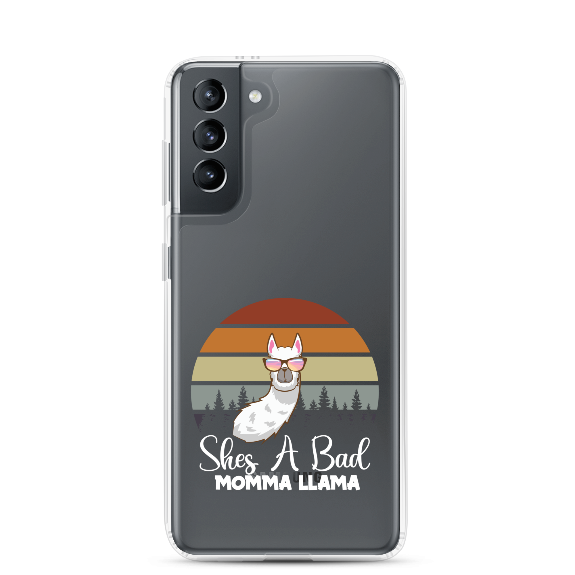 She's A Bad Momma Llama Clear Case for Samsung®